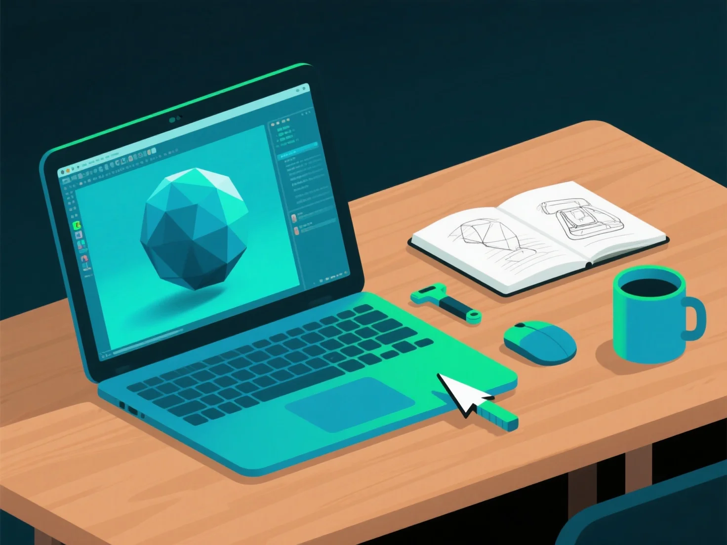 What are the first steps to take when learning 3D modeling for game design?