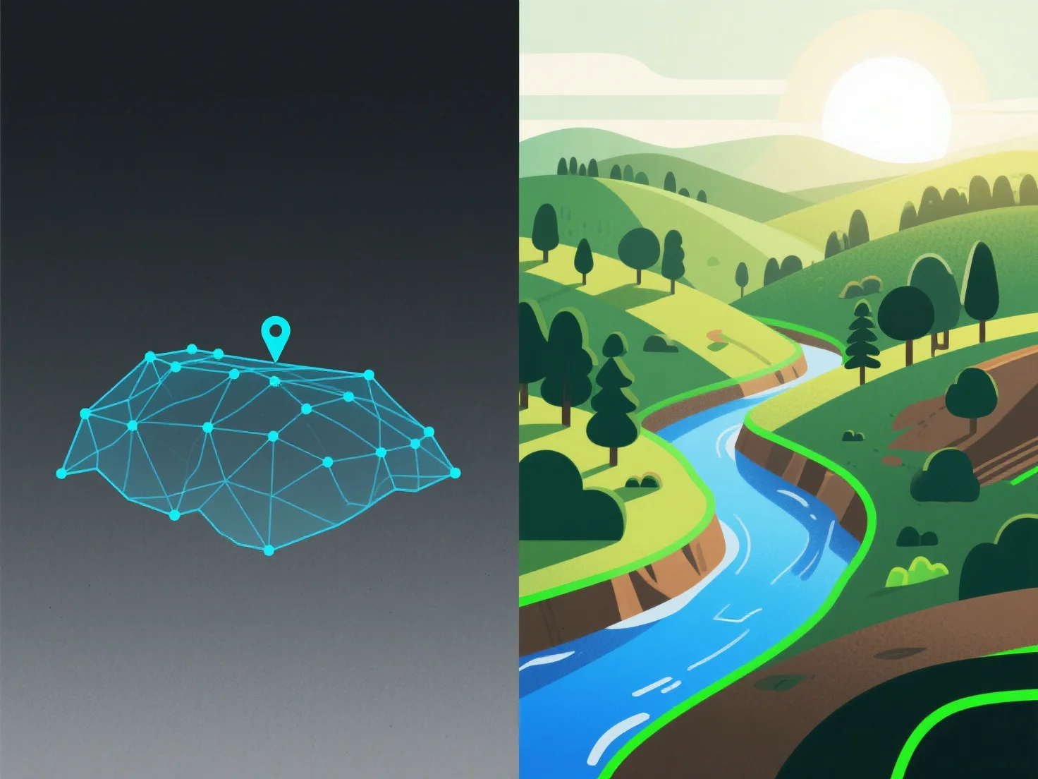 How can you learn to model environments and landscapes in 3D?