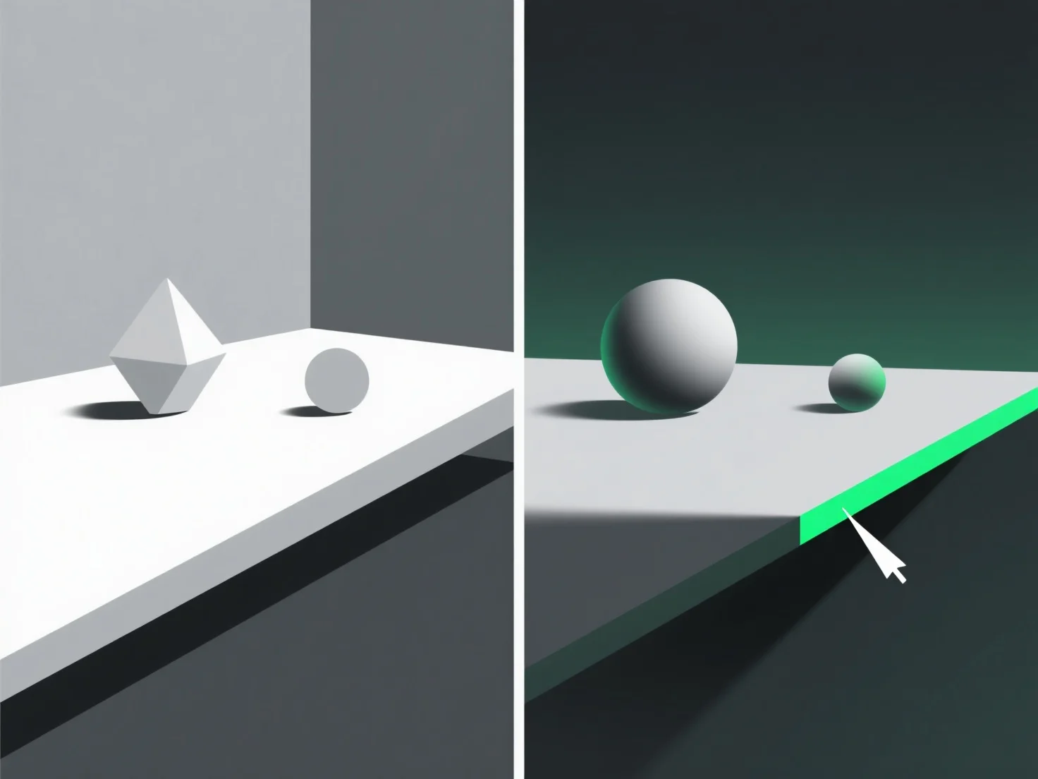 What is ambient occlusion and how does it impact 3D rendering?
