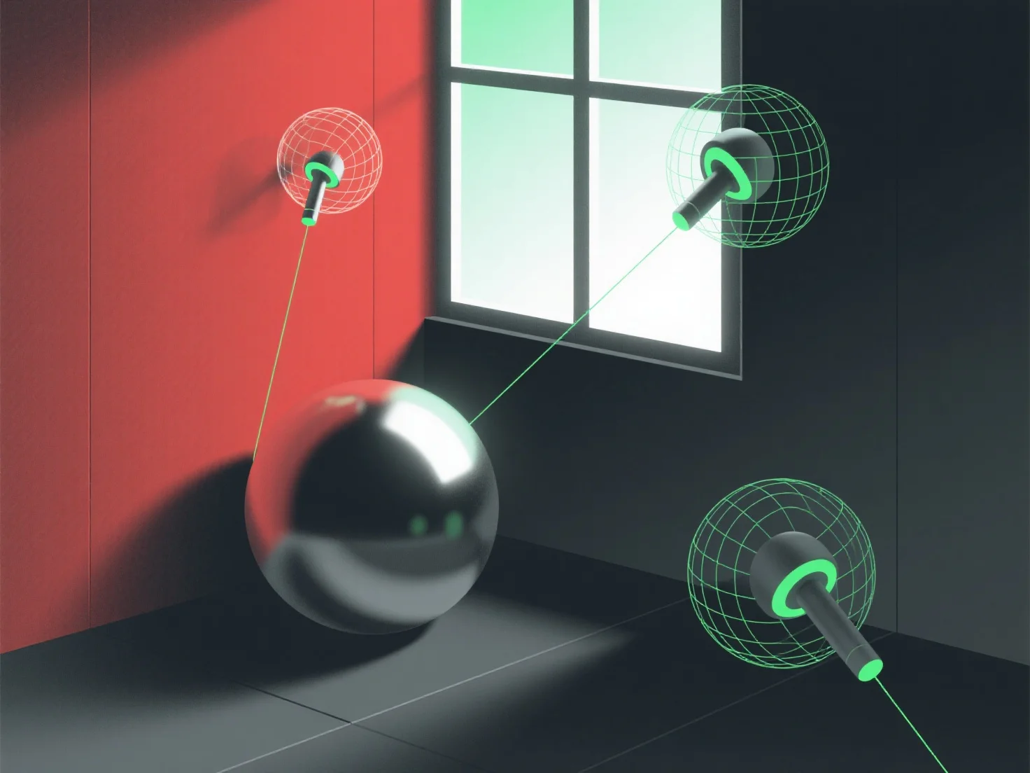 What are reflection probes and how are they used in 3D rendering?