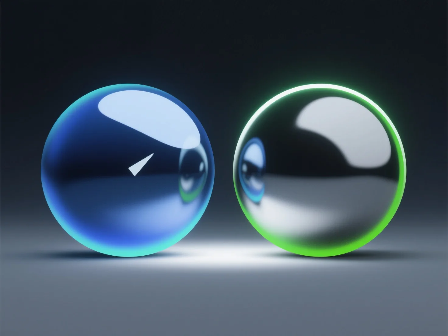 How does the Fresnel effect affect surface reflections in 3D rendering?