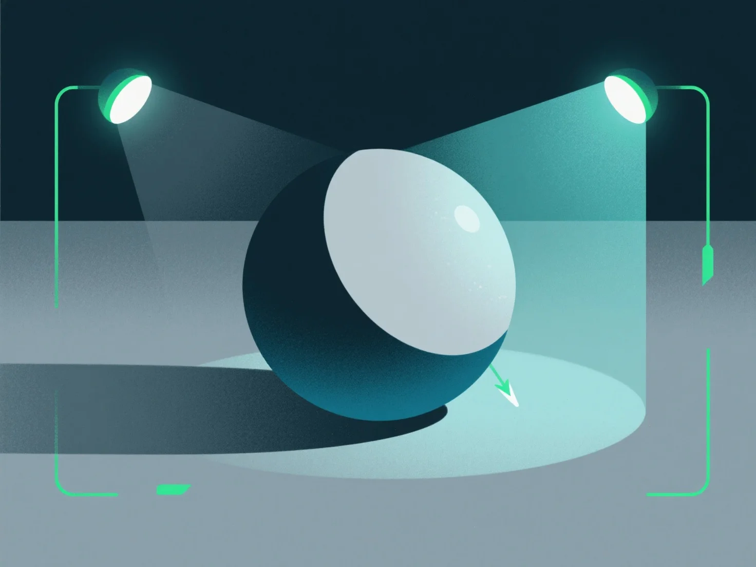 What is the role of light diffusion in achieving soft shadows in 3D?