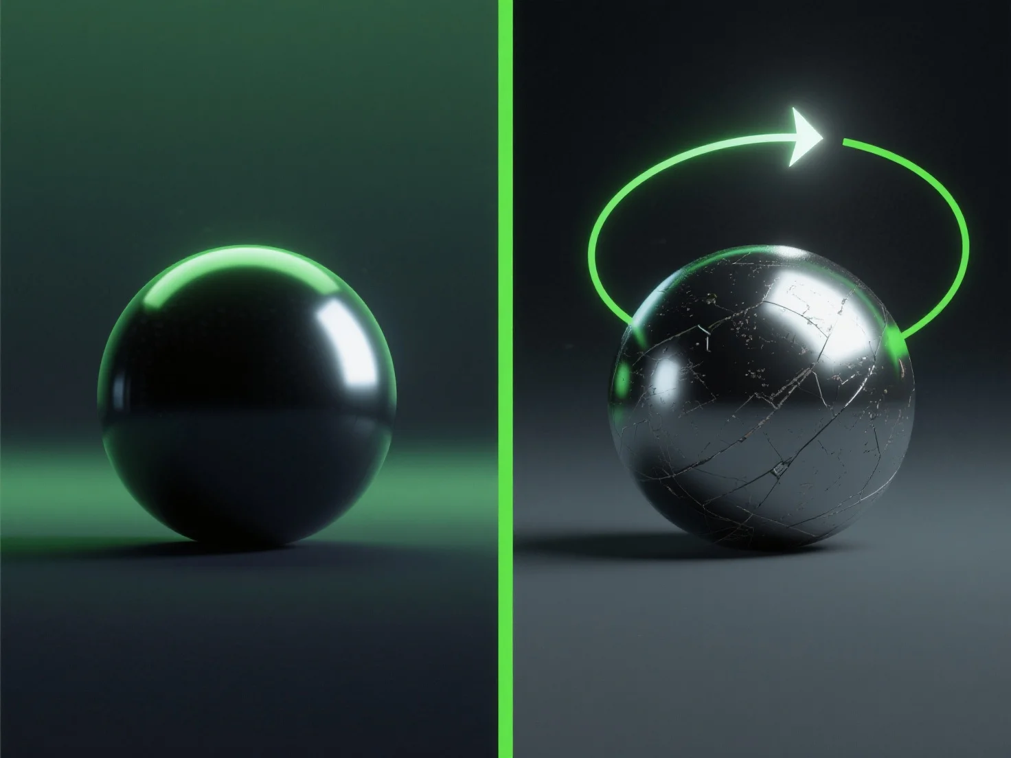 How is a PBR (Physically Based Rendering) material different from traditional materials?