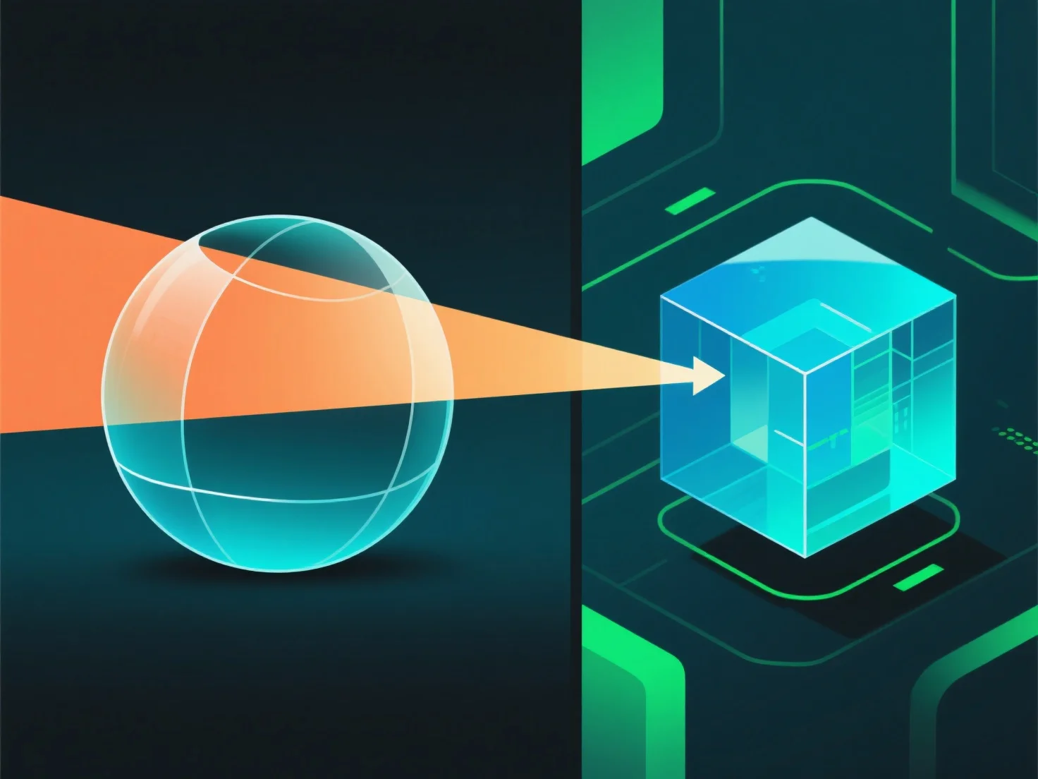 How does transparency work in materials in 3D rendering?