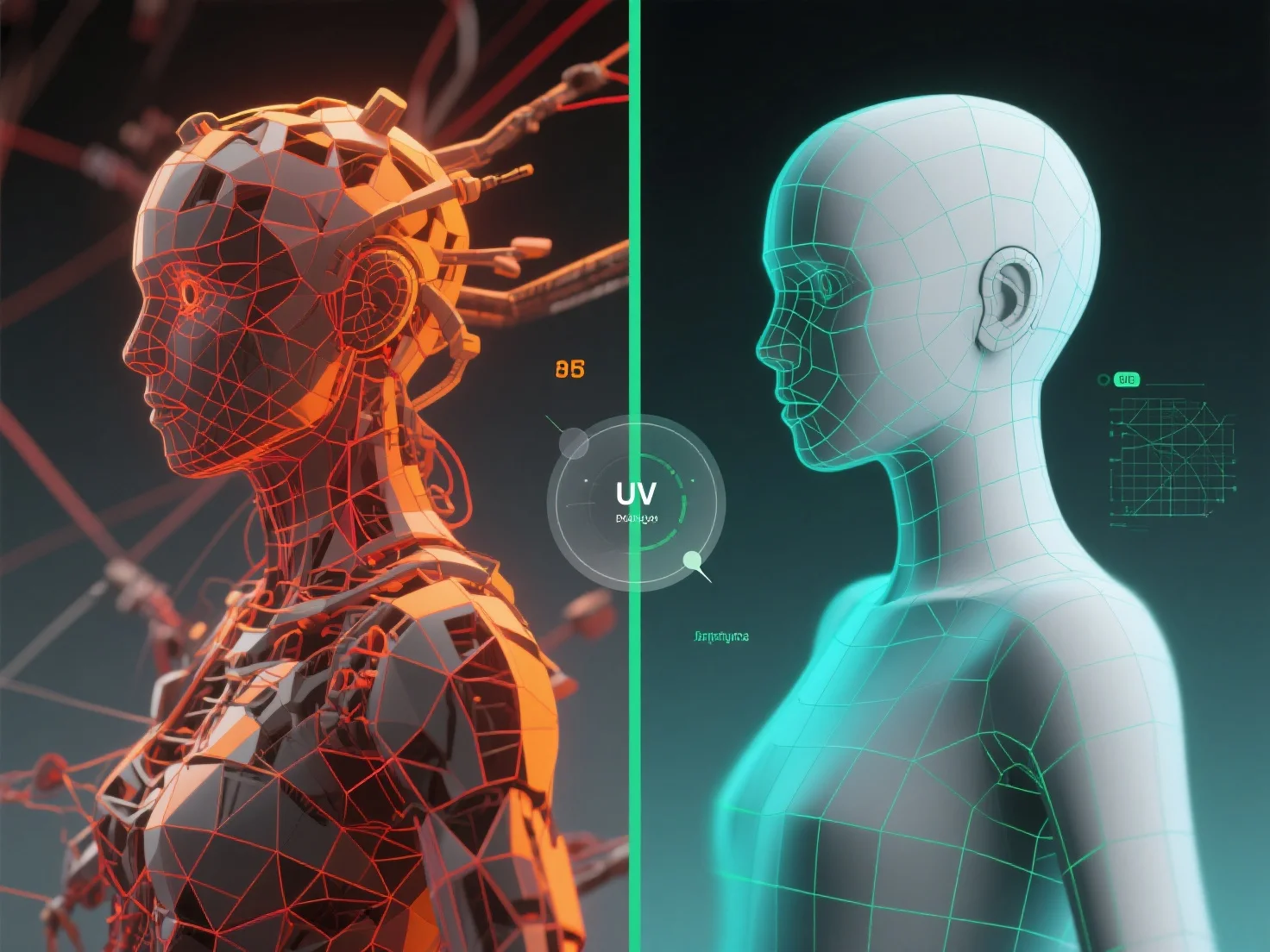 How does a 3D modeler ensure their designs are optimized for real-time rendering?