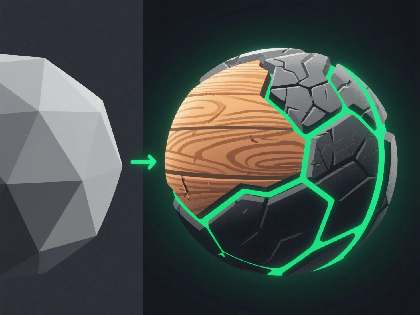 How is texture mapping used in game engines to improve material realism?