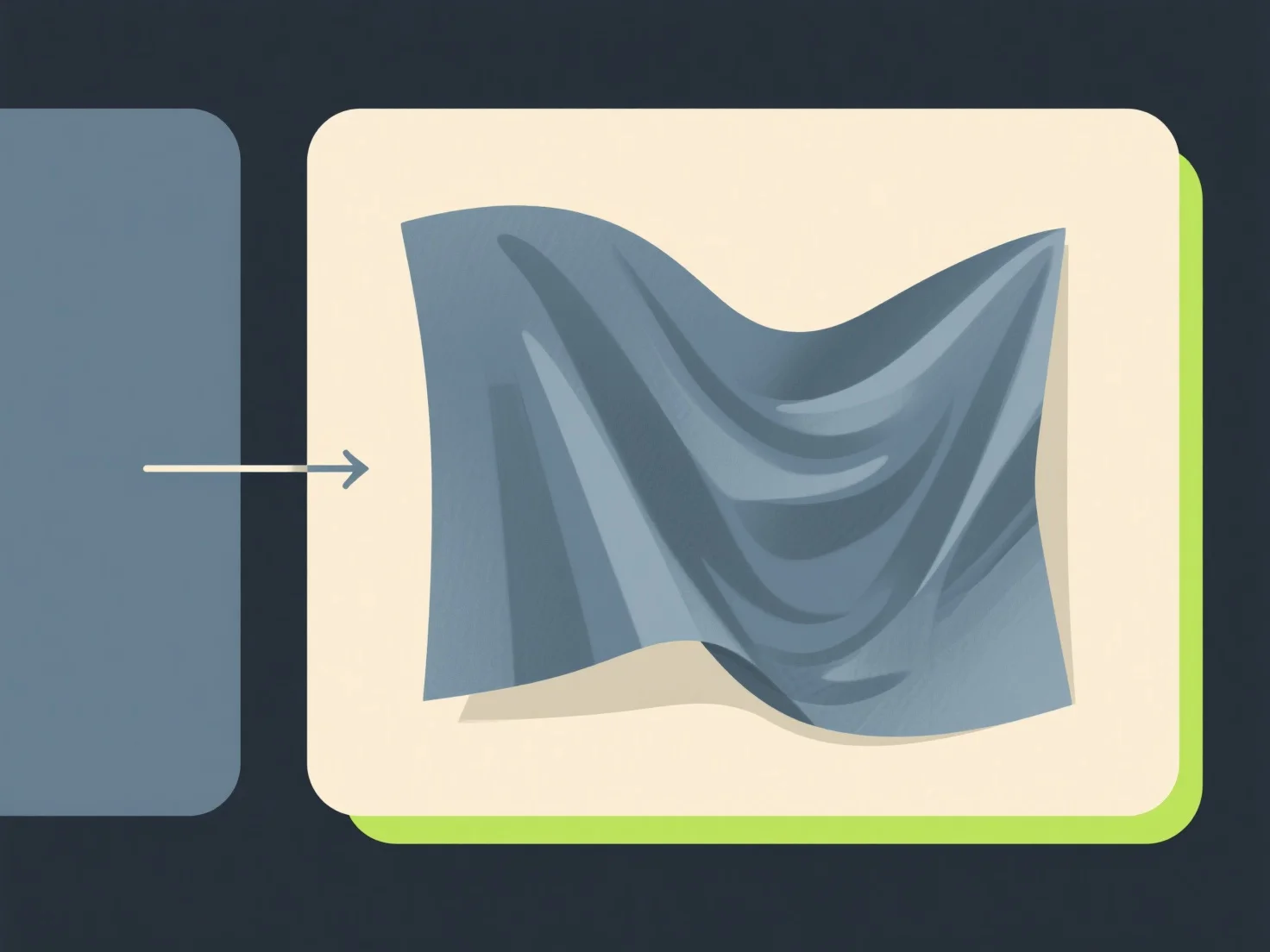 How do you simulate fabric folds and wrinkles in 3D models?