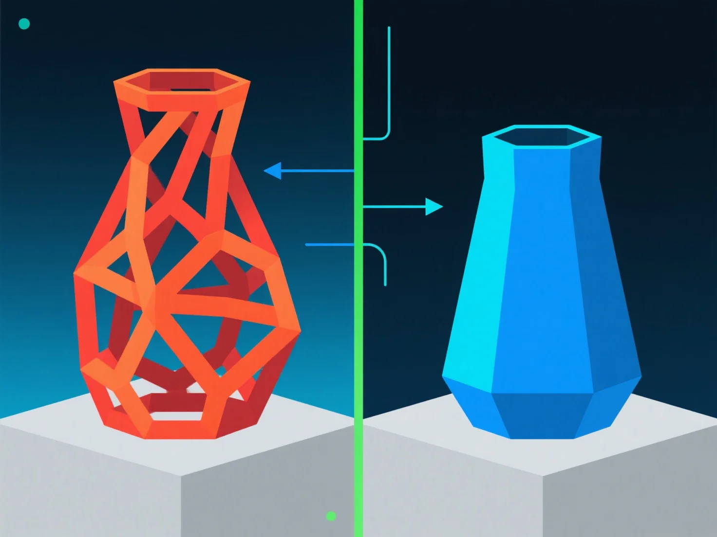 What is the importance of keeping geometry simple and clean in 3D models?