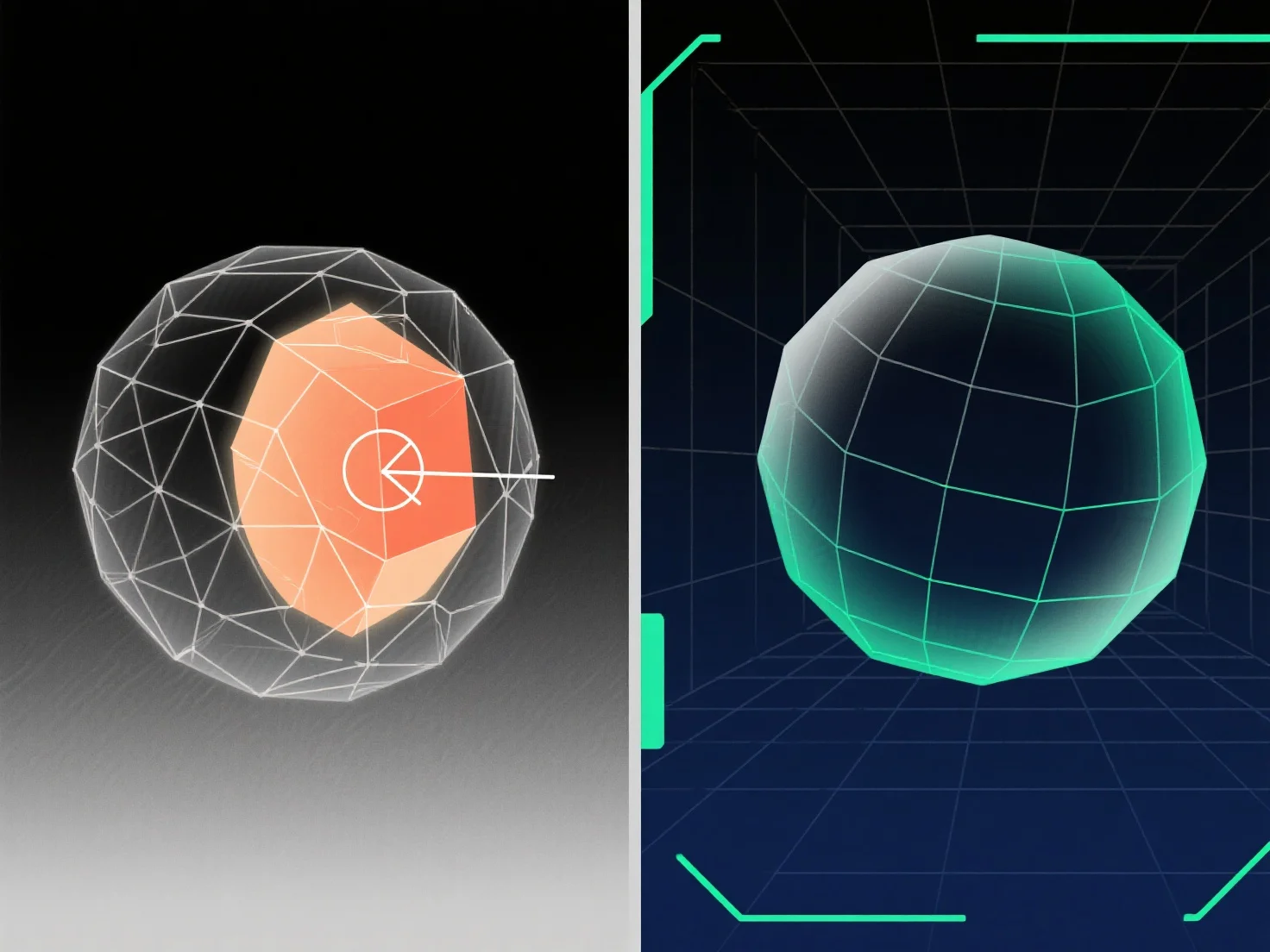 How do you deal with overlapping geometry in 3D modeling?
