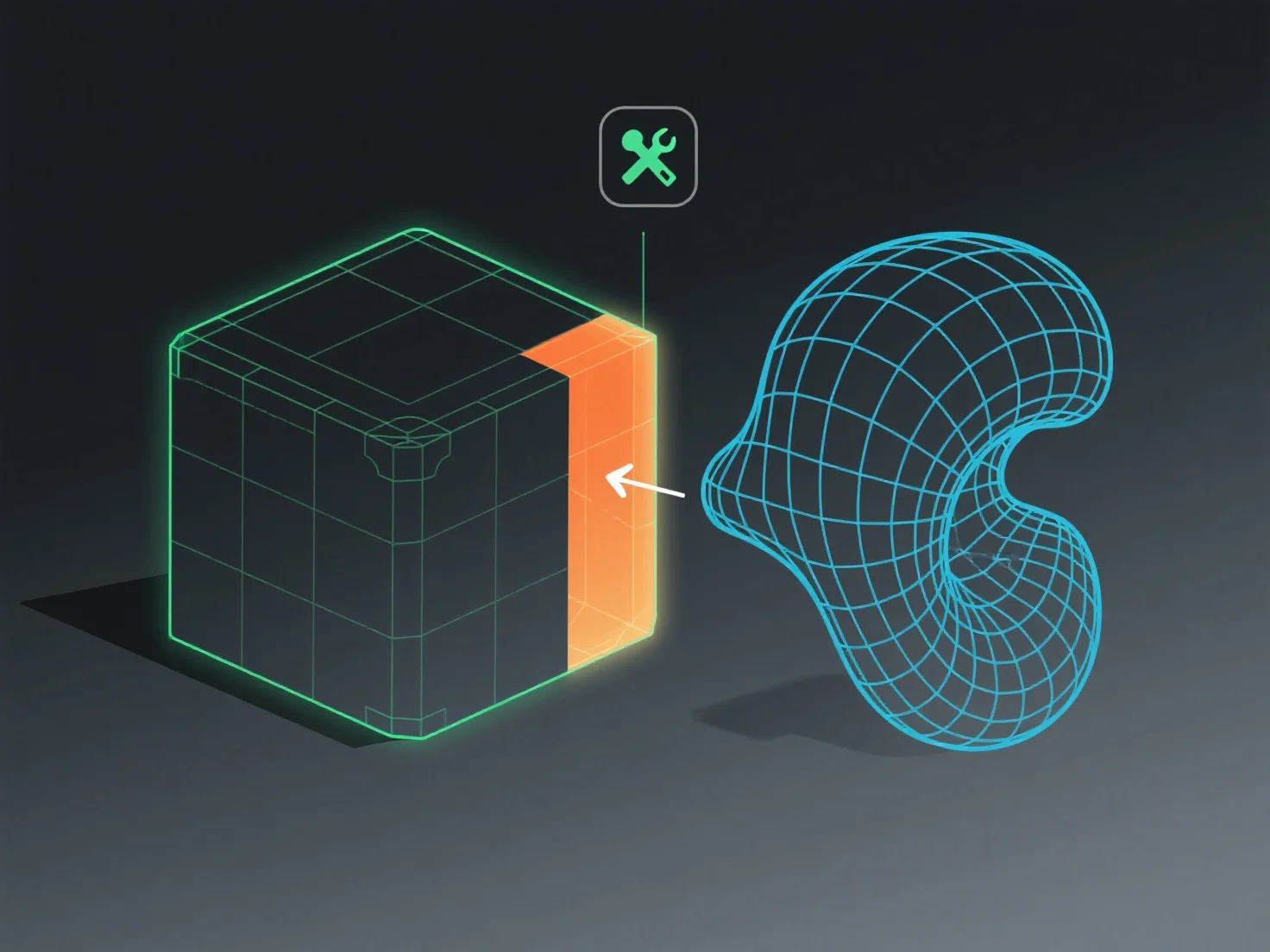 How does the use of modifiers affect the topology of 3D models?