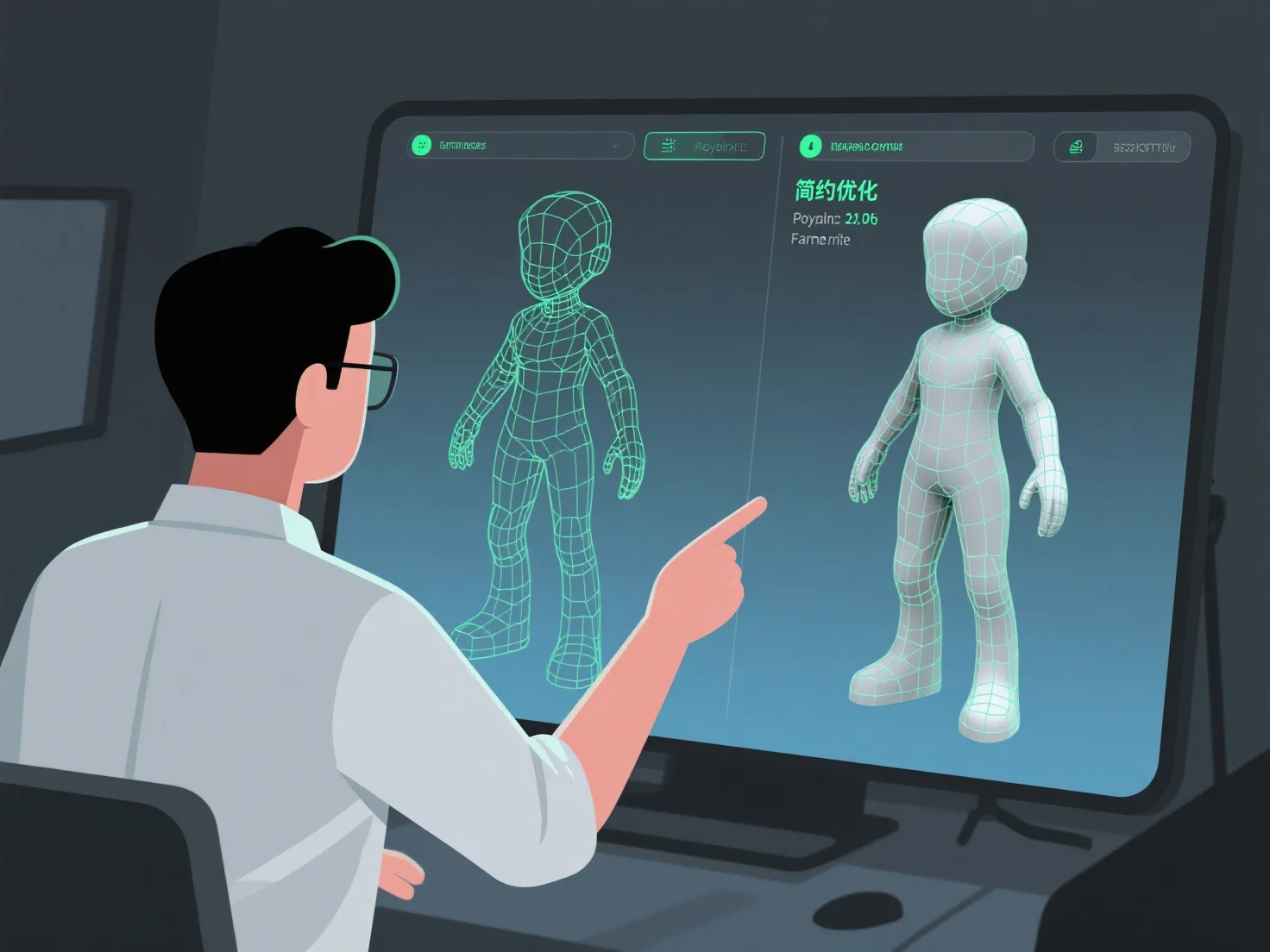 How do 3D modelers deal with performance limitations in gaming projects?