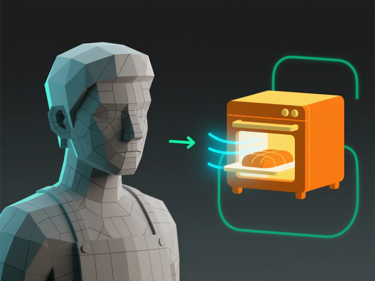 What role does baking play in optimizing 3D models for real-time applications?