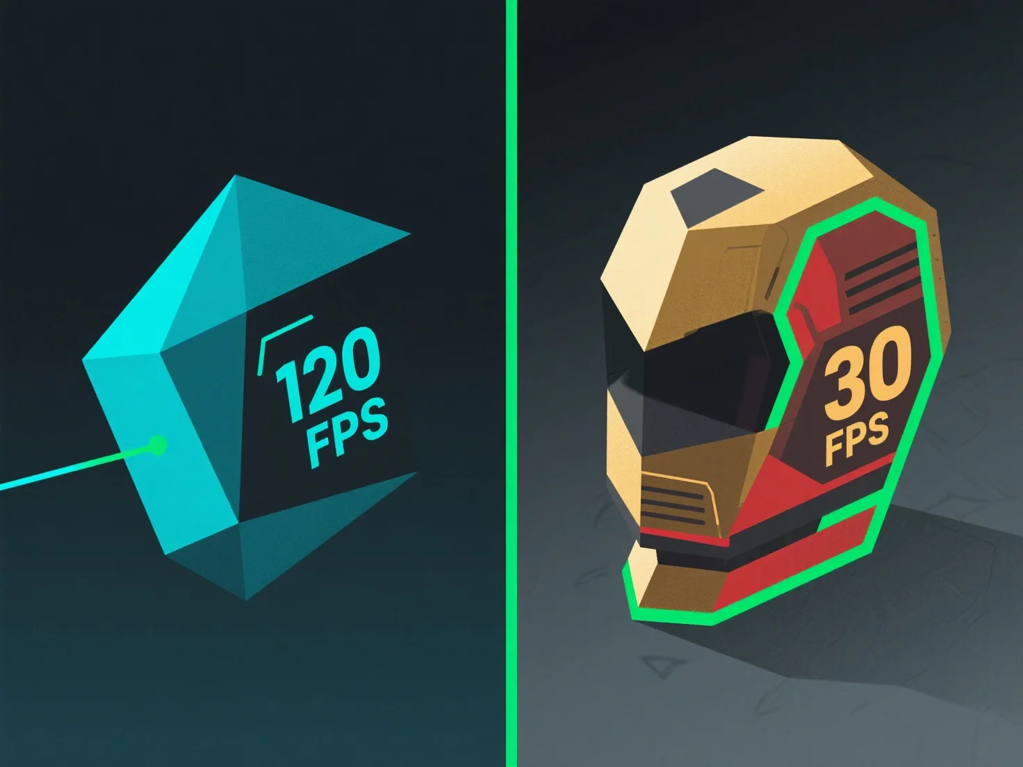 What are the performance trade-offs between high and low-poly models?