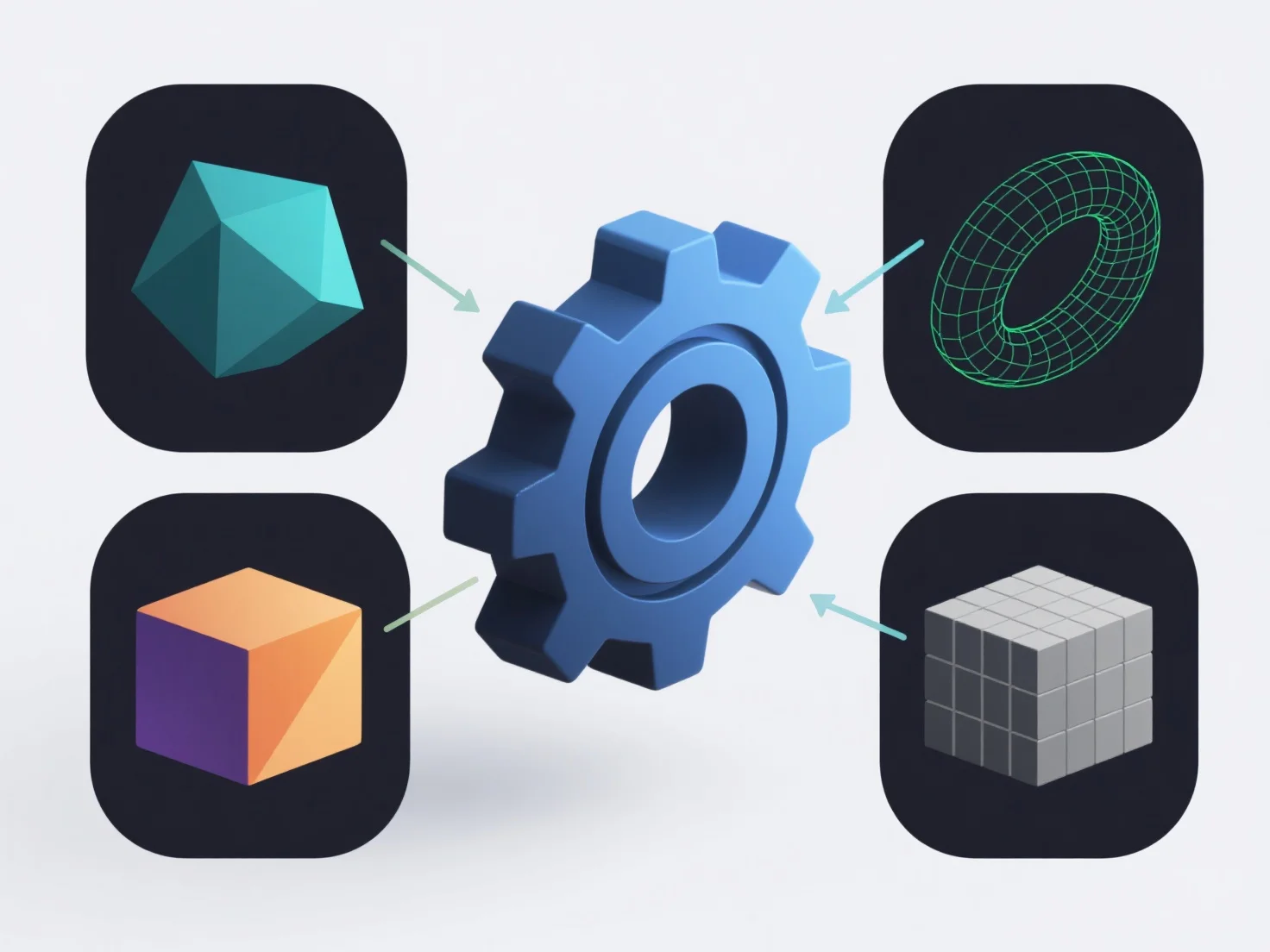 How does the choice of file formats impact 3D model performance?