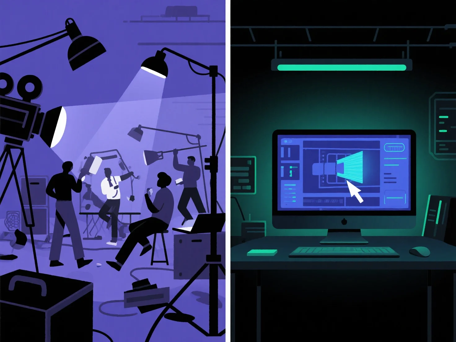 What are the advantages of offline rendering for film production?