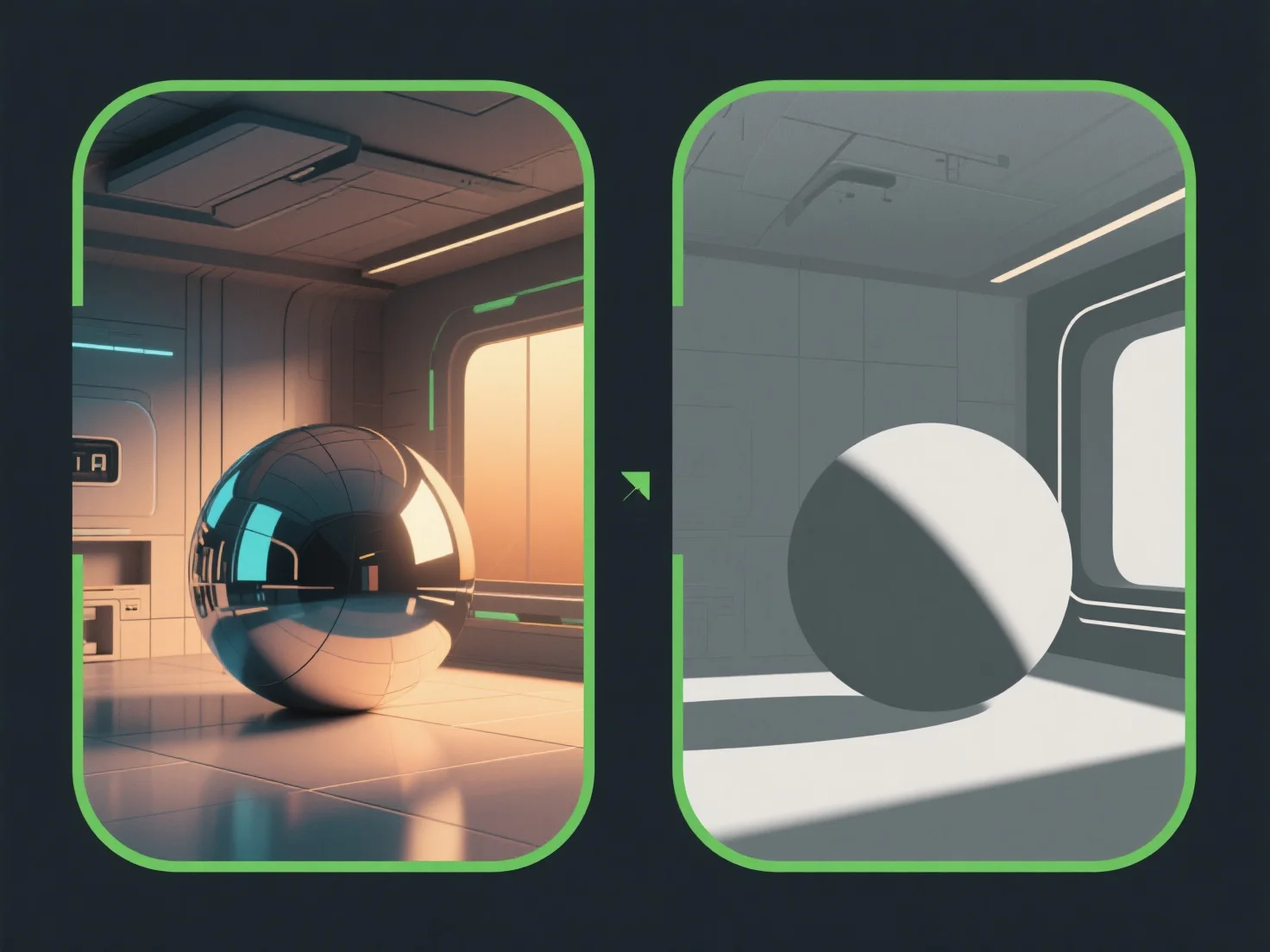 How does offline rendering allow for more realistic simulations compared to real-time rendering?