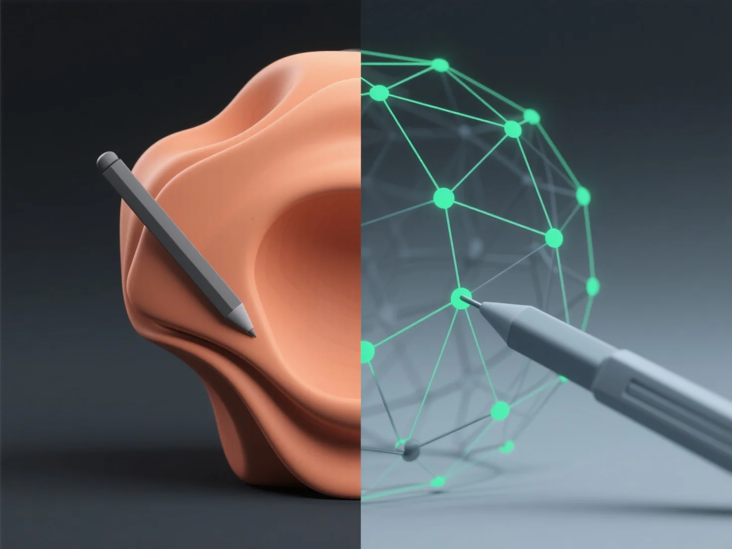 3D 디자인에서 조각 도구는 다면체 모델링 도구와 어떻게 다른가?