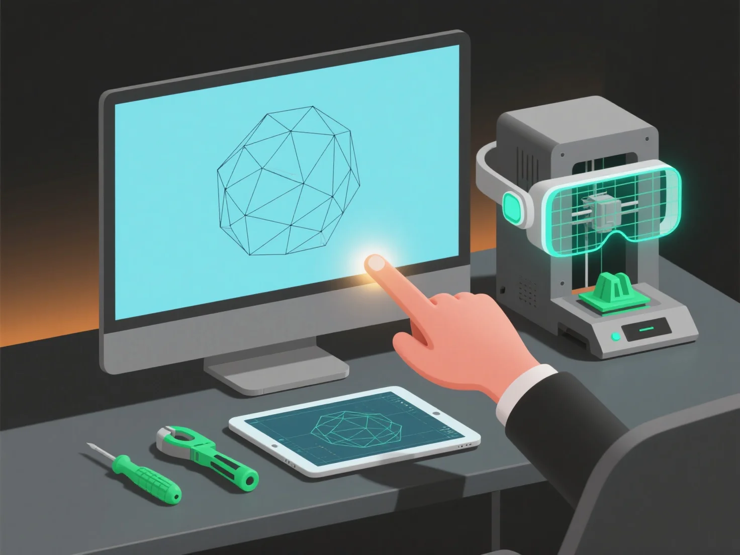 您如何决定在项目中为特定任务使用哪种3D工具？