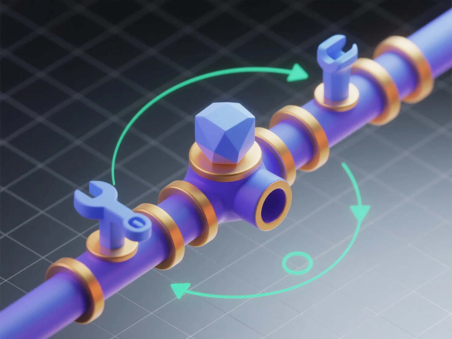 What is the process of combining multiple 3D tools in a workflow?