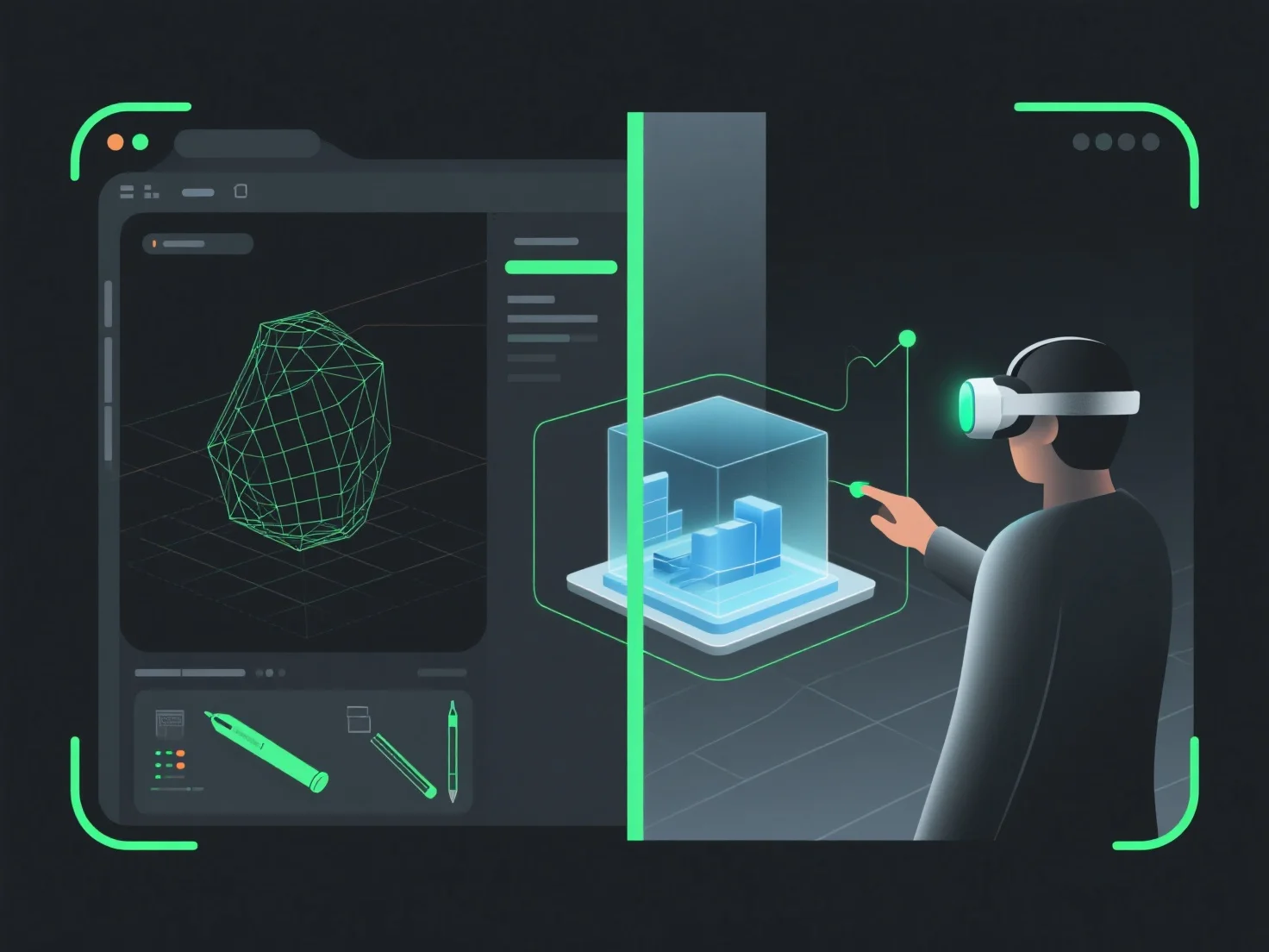 How do you combine 3D modeling software with AR/VR tools to create immersive experiences?
