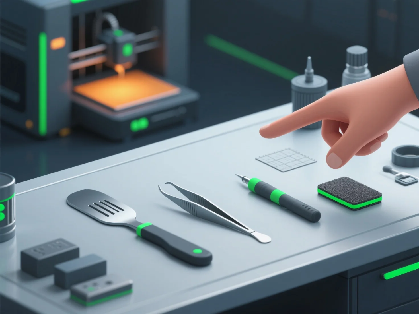 How do you select the best combination of tools for 3D printing preparation?