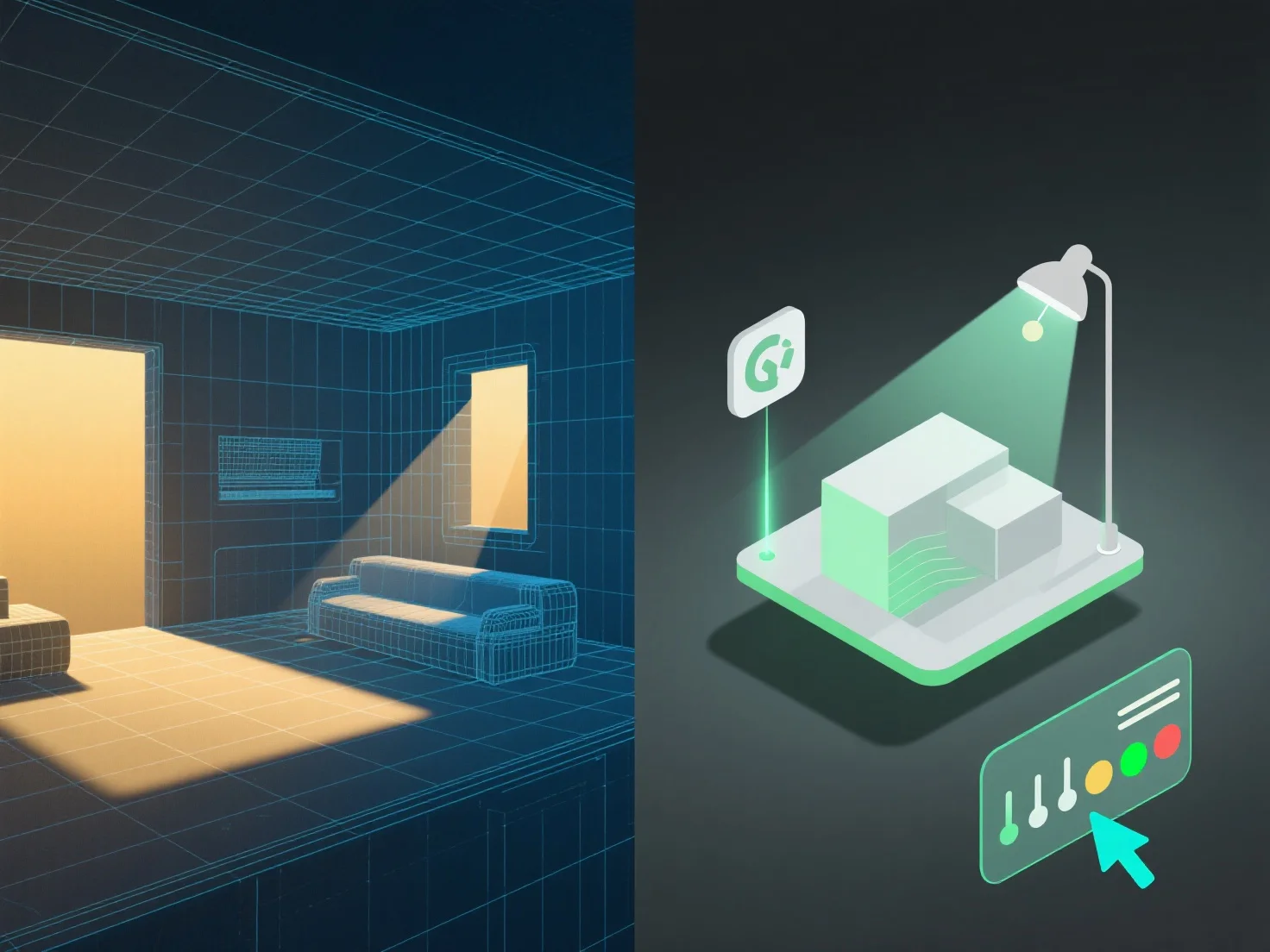 How do you integrate lighting tools with 3D modeling for better scene management?