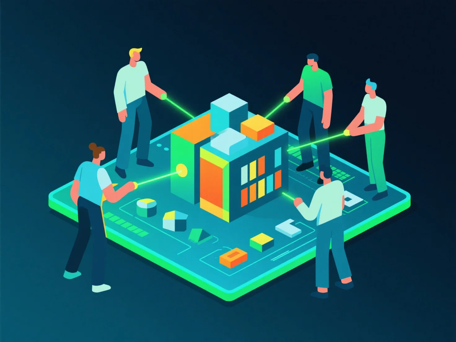 How do you maintain consistency in 3D models when multiple team members are involved?