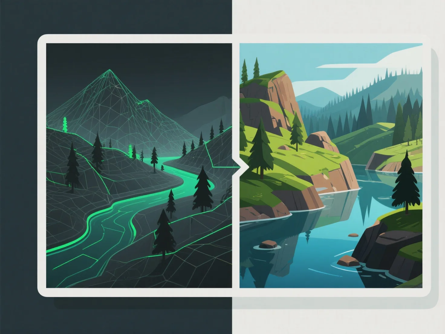 How does 3D modeling help in designing realistic video game landscapes?