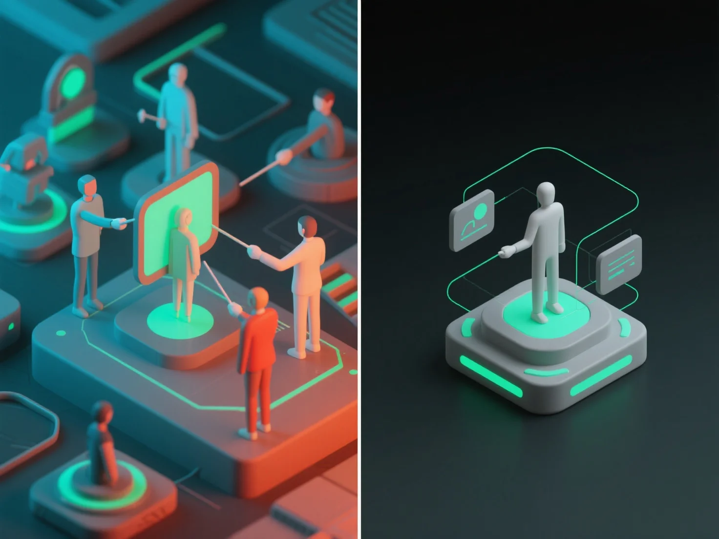 How do you manage permissions and access control when collaborating on 3D models?