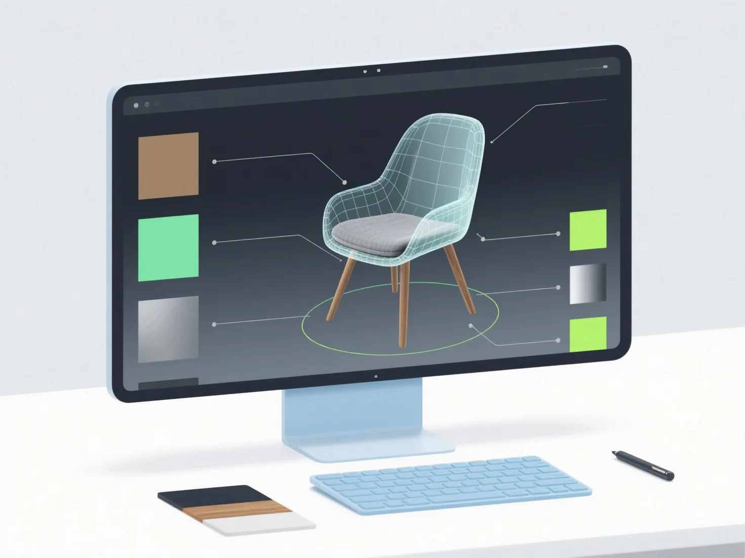 How does 3D modeling assist in creating custom product designs for clients?