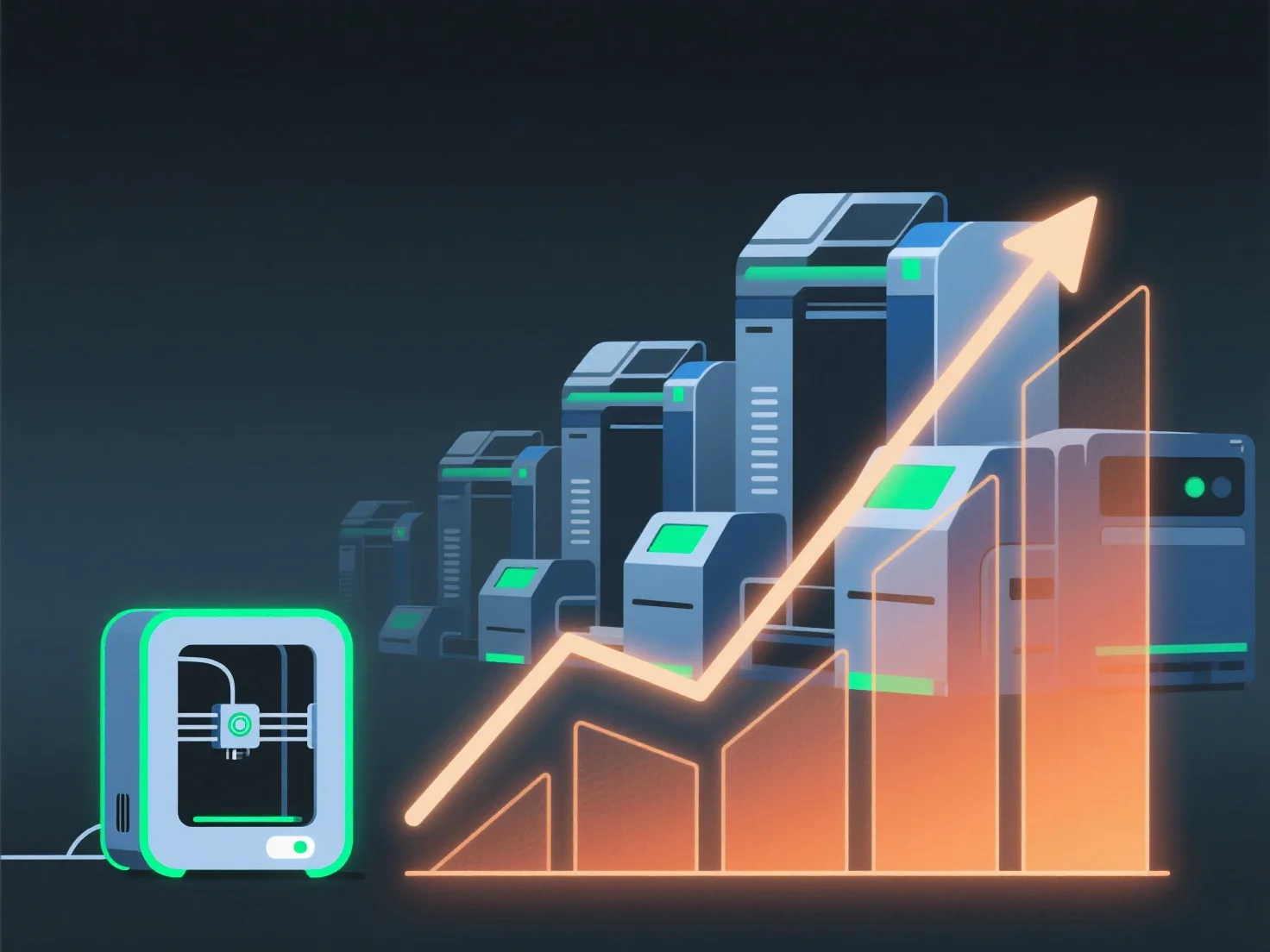What are the cost implications of scaling up 3D production for large projects?