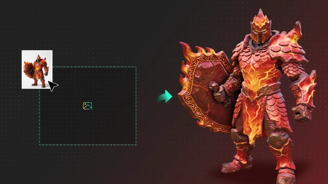 Image to 3D model generation