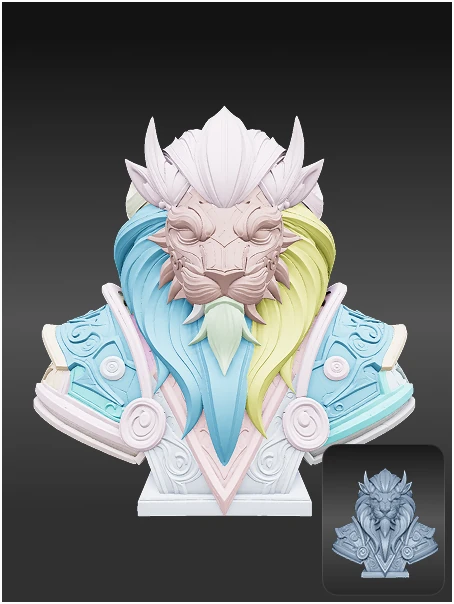 3D model segmentation example 10