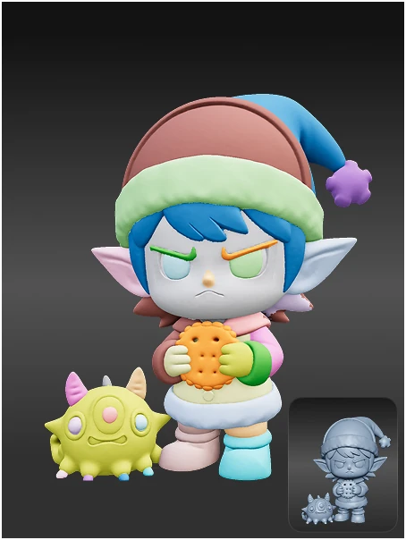 3D model segmentation example 5