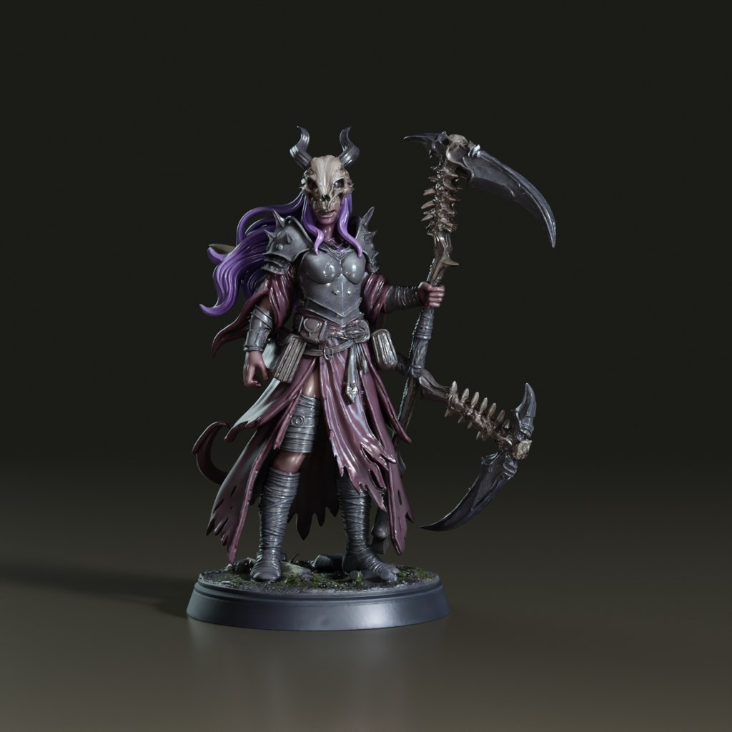 stylized-dark-fantasy-tiefling-warrior-3d-miniatur