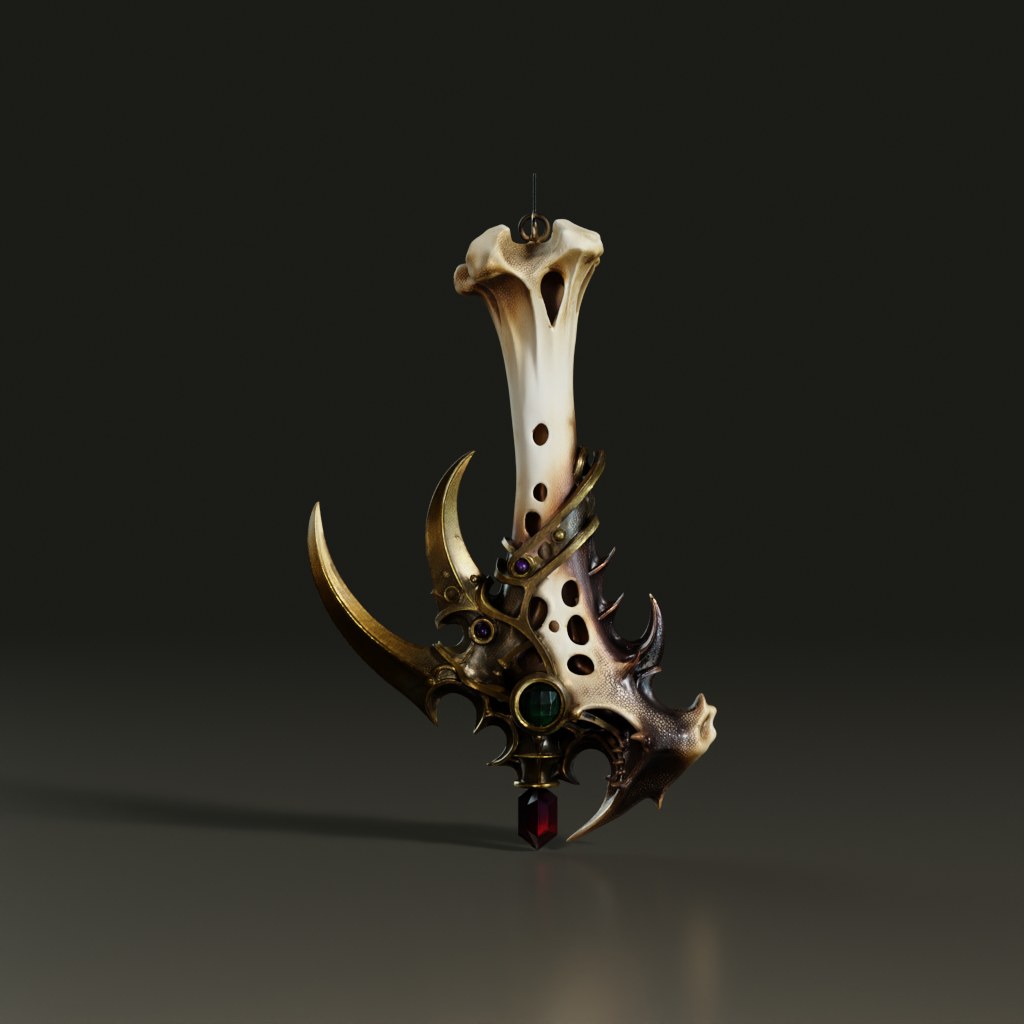 dark-fantasy-bone-brass-magical-amulet-weapon
