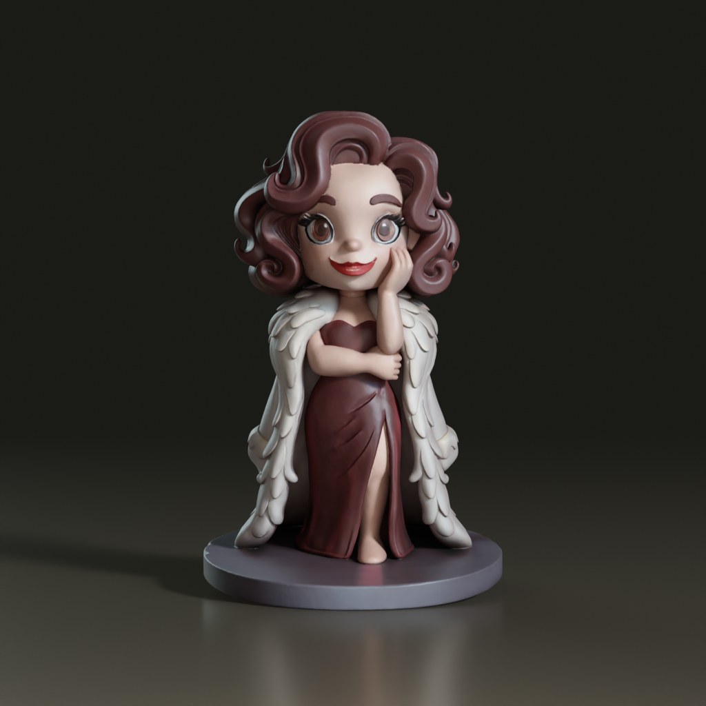 stylized-chibi-glamorous-actress-3d-figurine
