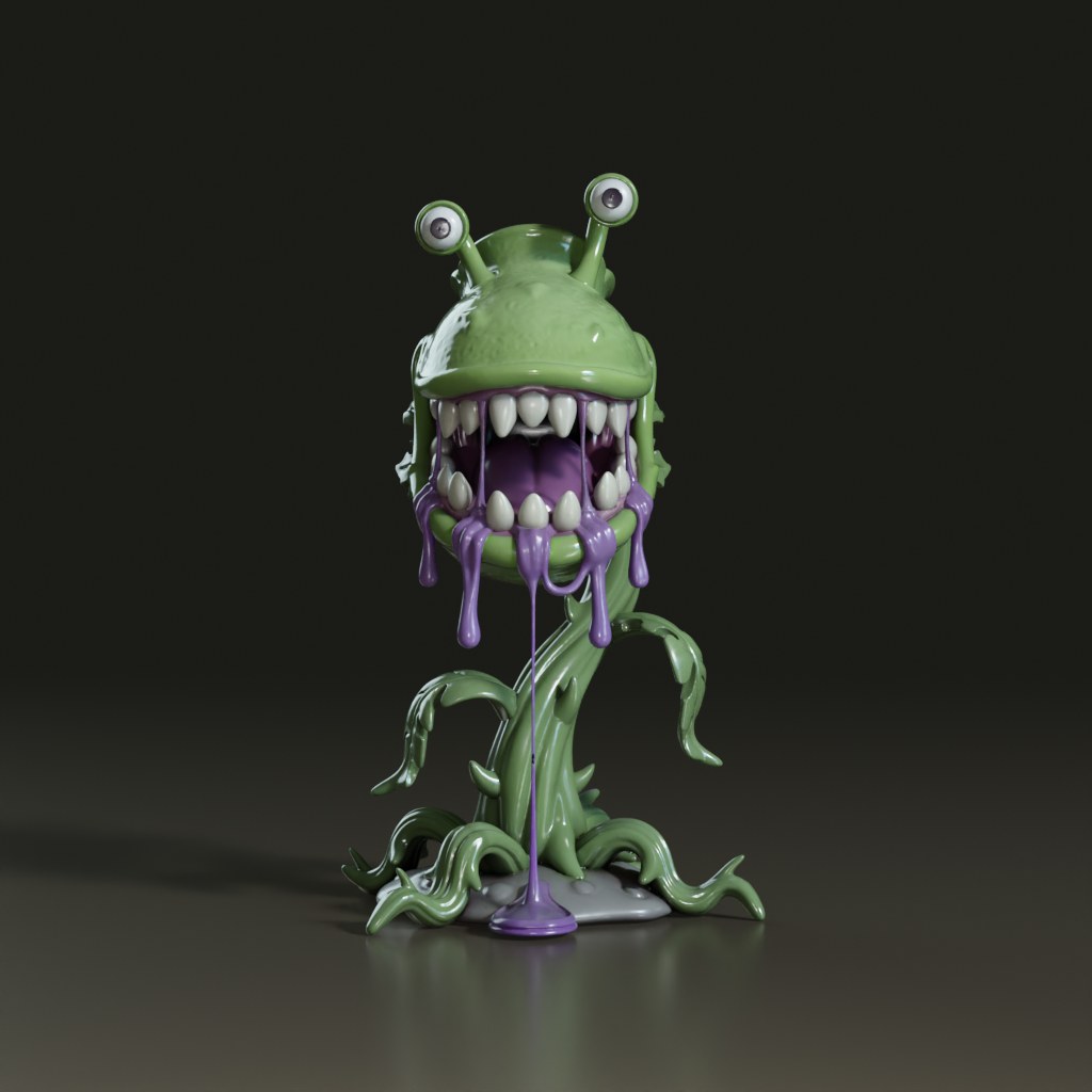 stylized-cartoon-carnivorous-plant-monster-3d-mode
