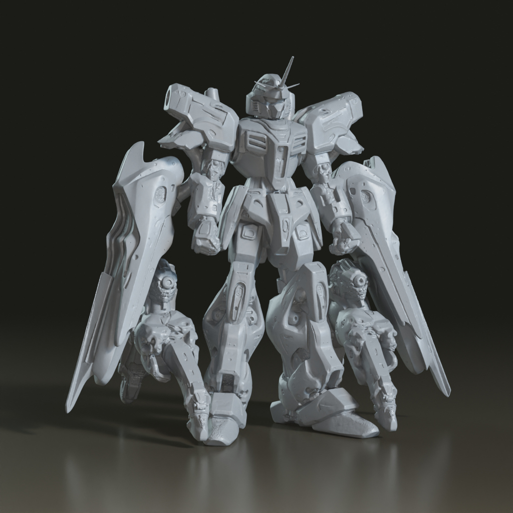3D_Sculpture_Model_Mecha_Giant