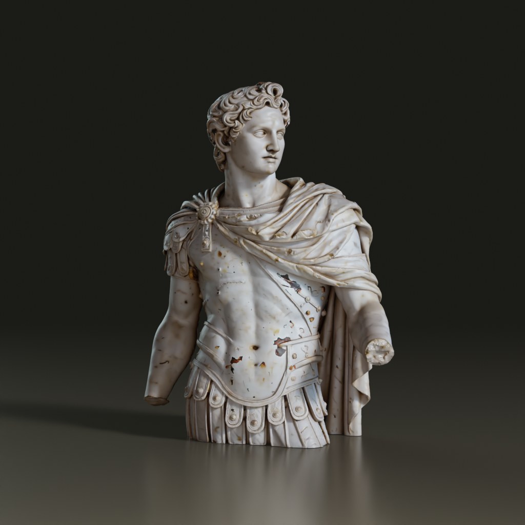 3D_Sculpture_Model_Ancient_Greek_Warrior_Statue