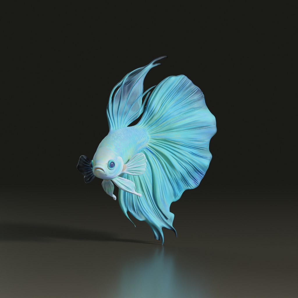 tylized-iridescent-betta-fish-3d-model