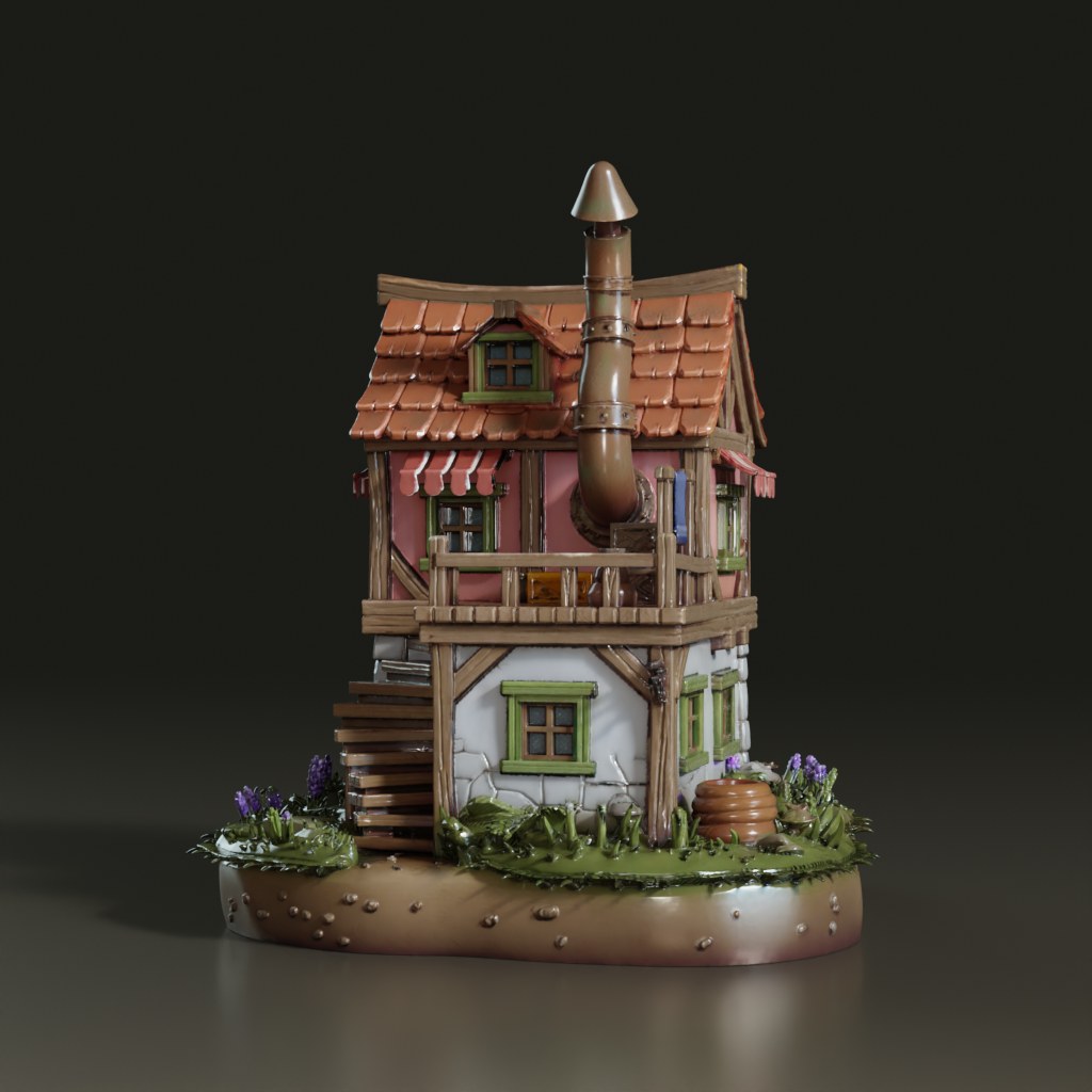 stylized-fantasy-medieval-cottage-3d-model