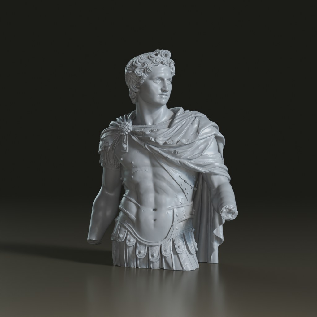 3D_Sculpture_Model_Ancient_Greek_Warrior_Statue