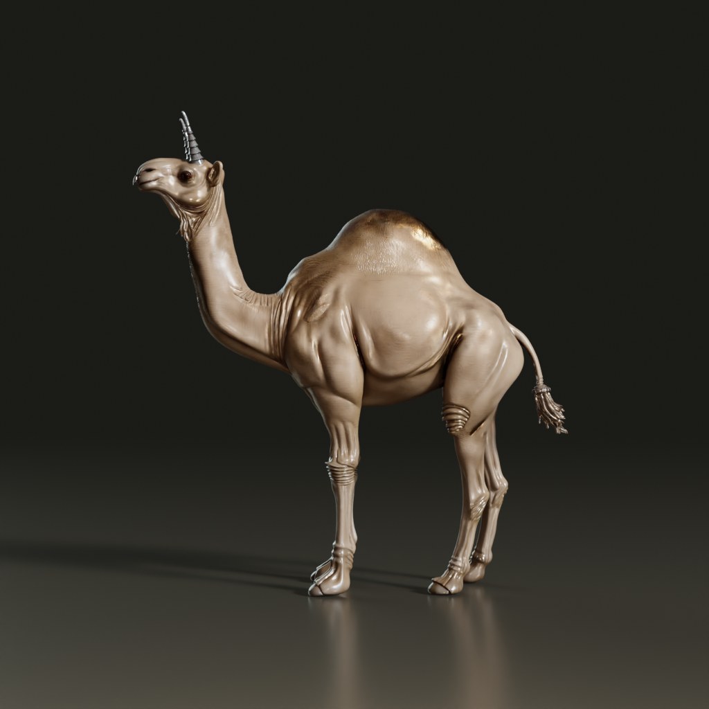 realistic-horned-dromedary-camel-3d-model