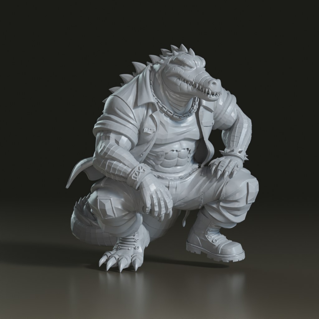 stylized-3d-punk-anthro-crocodile-character