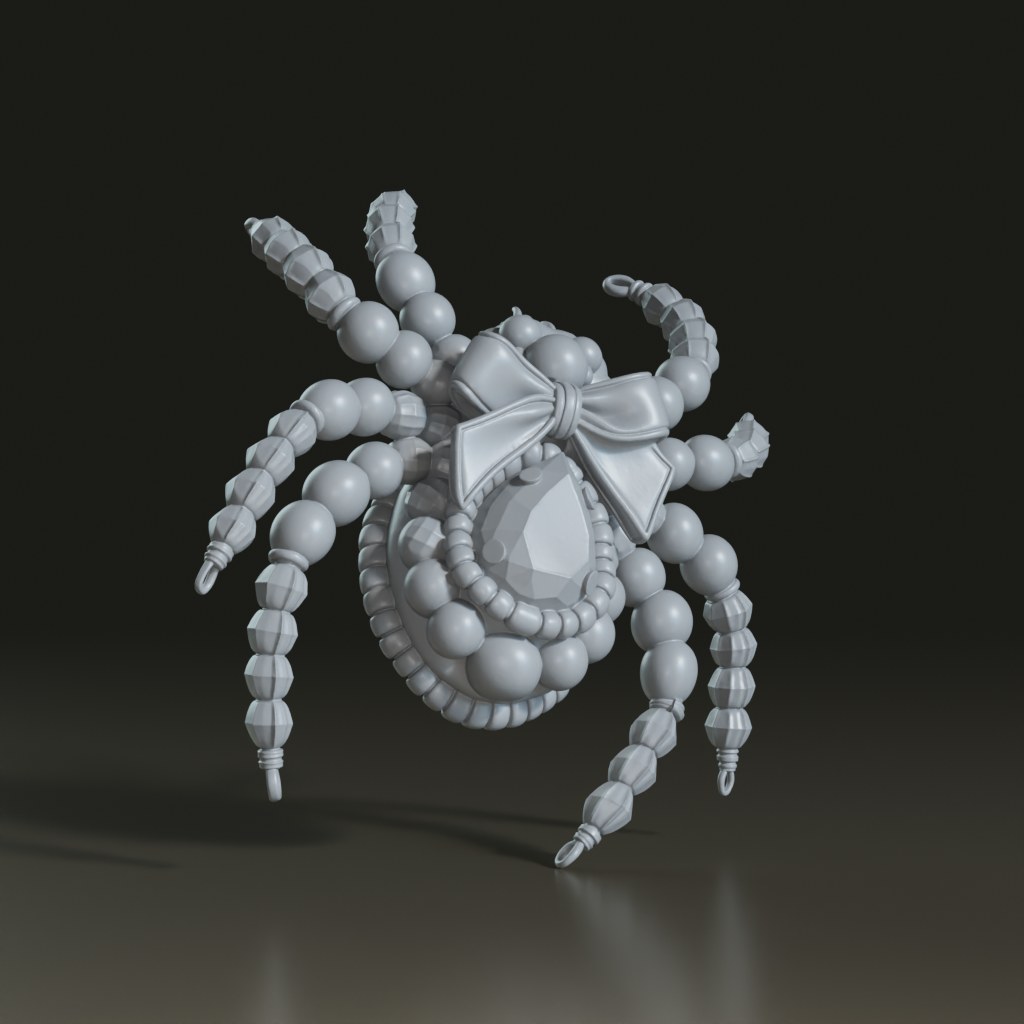 stylized-beaded-spider-brooch-3d-model