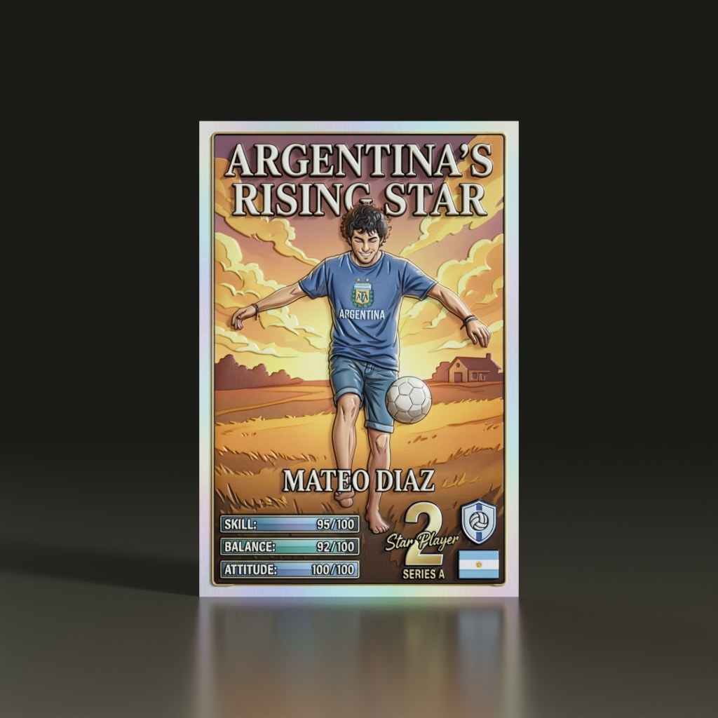 argentine-soccer-trading-card-3d-bas-relief-asset