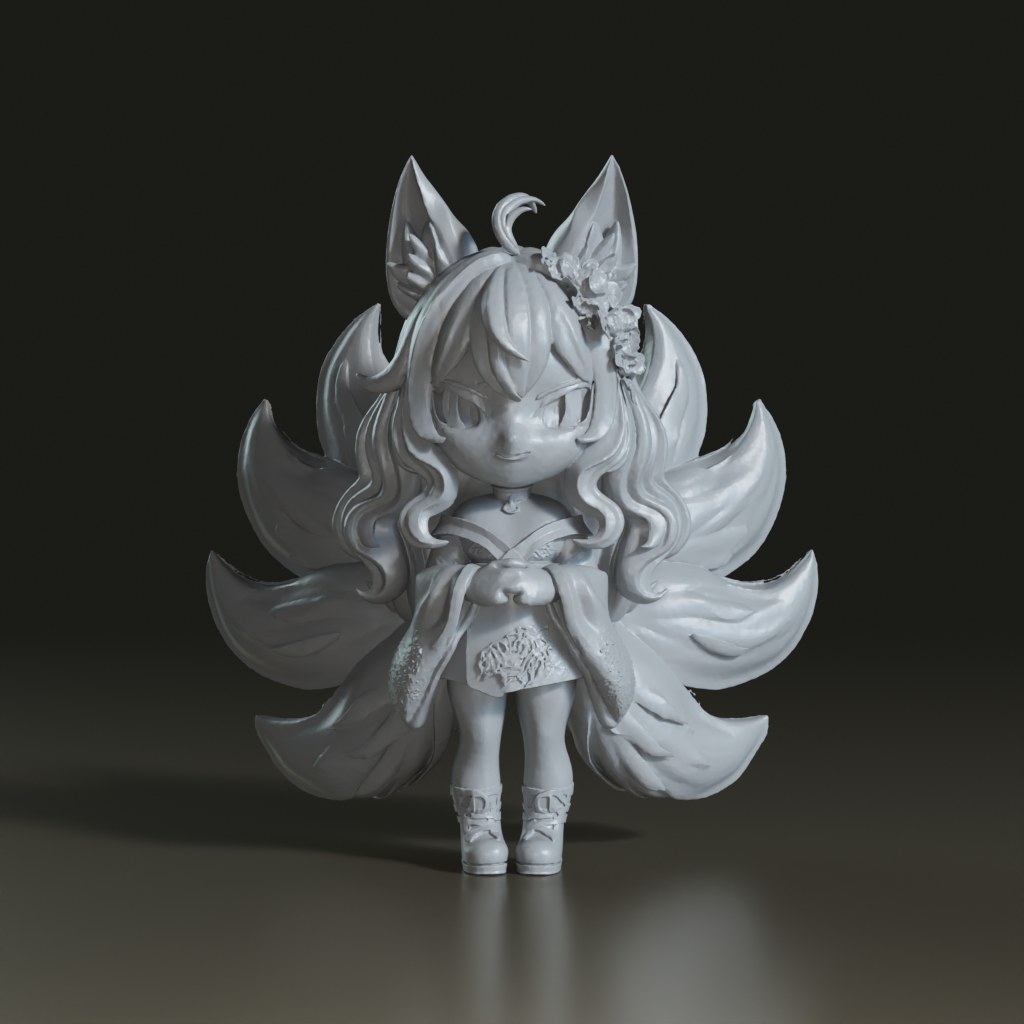 stylized-chibi-kitsune-3d-collectible-model