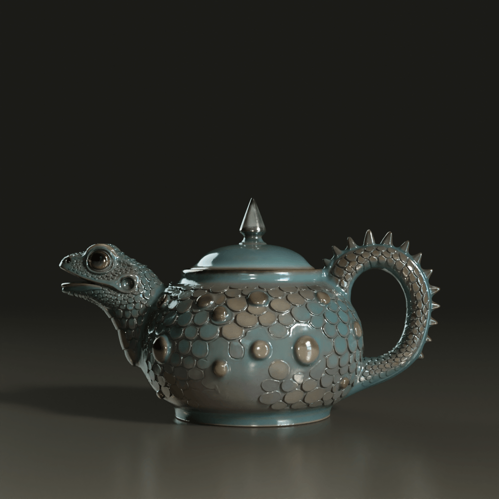 stylized-fantasy-lizard-serpent-teapot-3d-model