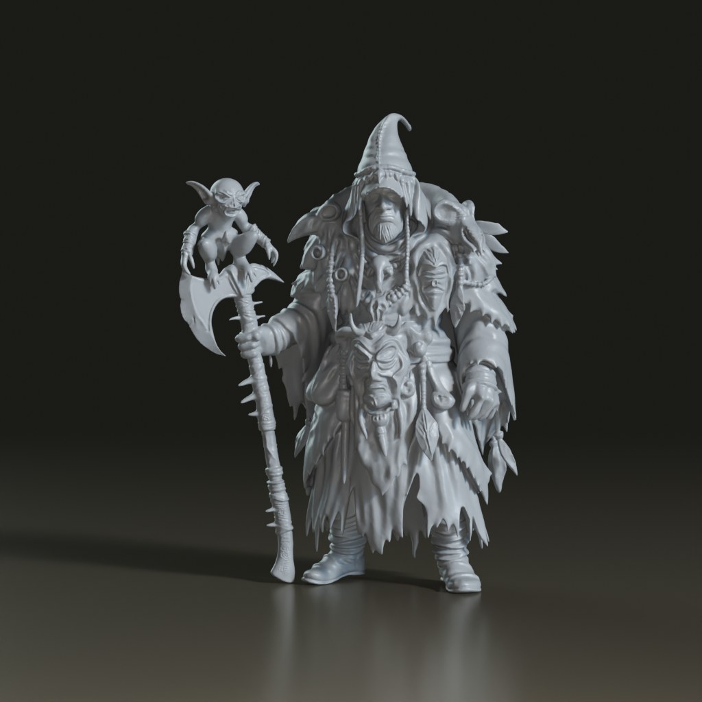 stylized-dark-fantasy-tribal-shaman-3d-model